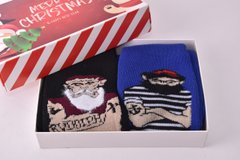 Носки мужские "Merry Christmas" в подарочной упаковке МАХРА (Арт. Y104/5) | 1 компл.