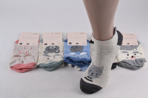 Женские носки с рисунком "Cotton" (Арт. NDP765) | 30 пар