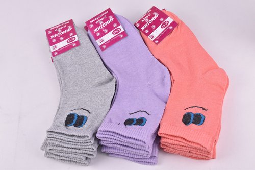 Шкарпетки жіночі "Житомир" бавовна (Aрт. OK170/2) | 12 пар