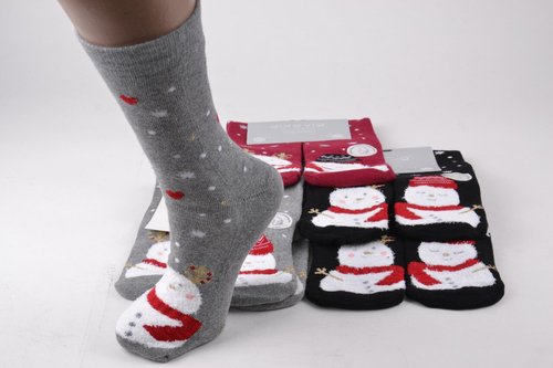 Жіночі шкарпетки з малюнком МАХРА Cotton (Арт. NPVX86/35-38) | 5 пар