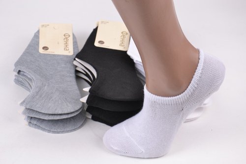 Жіночі шкарпетки-сліди "Фенна" ХЛОПОК (Арт. FEB1134-1) | 12 пар