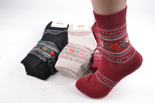 Жіночі шкарпетки "Житомир" МАХРА ХЛОПОК (AK826) | 12 пар