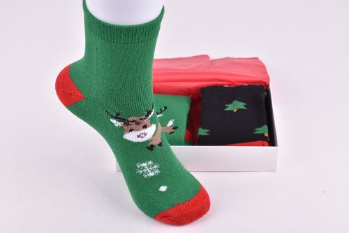 Шкарпетки жіночі в подарунковій упаковці МАХРА бавовни (Арт. Y110/3) | 2 пари