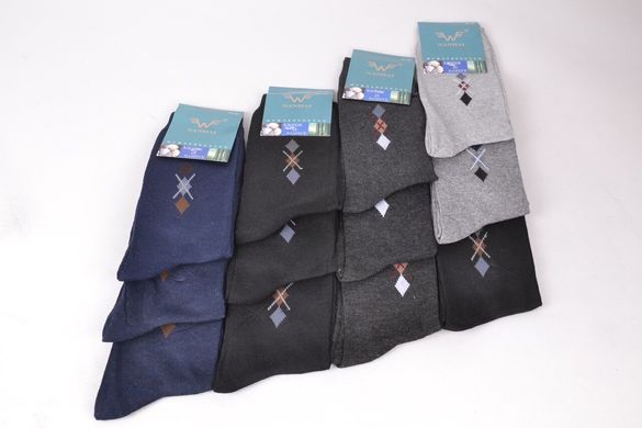 Шкарпетки чоловічі "NANHAI" р. 41-47 (TKA114) | 12 пар