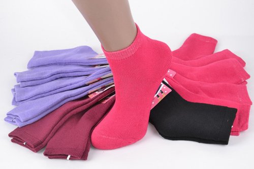 Дитячі однотонні термошкарпетки на дівчинку (Aрт. AC43/S) | 12 пар