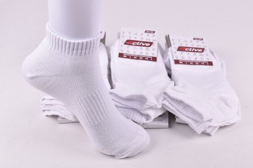 Шкарпетки жіночі занижені бавовна (Арт. ME31403/23-25/W) | 12 пар