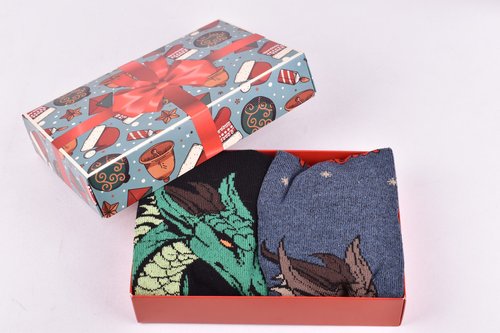 Шкарпетки чоловічі в подарунковій упаковці МАХРА бавовни (Арт. Y112/1) | 2 пари