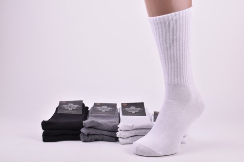 Шкарпетки чоловічі однотонні COTTON (Арт. LC19-40) | 12 пар