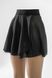 Черная детская юбка из шифона для танцев № 1=116-122см