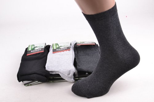 Шкарпетки чоловічі однотонні "БАМБУК" (Y009/A) | 12 пар