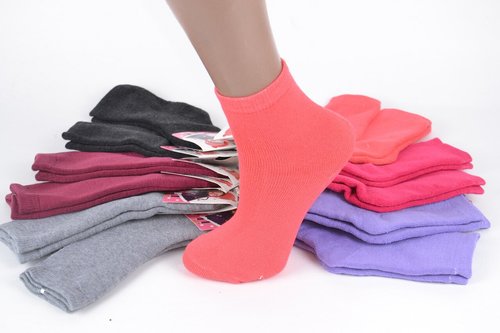 Дитячі однотонні термошкарпетки на дівчинку (Aрт. AC43/M) | 12 пар
