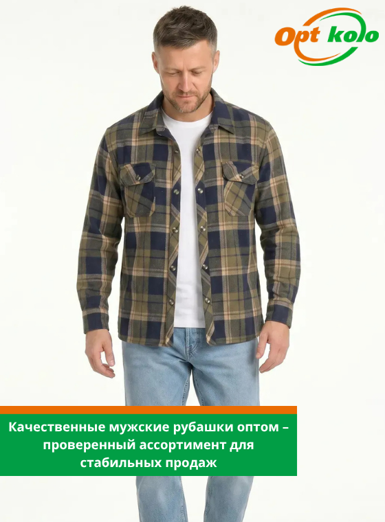 мужские рубашки от опт коло