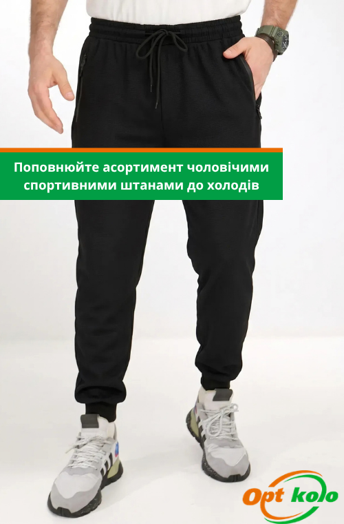 спортивні штани чоловічі теплі оптом